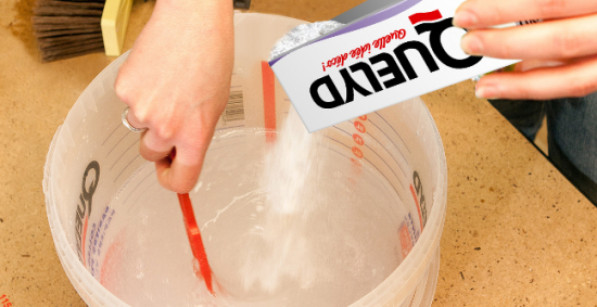 Préparation colle papiers peints vinyles