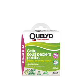 Colle tout papier peint avec indicateur coloré 3 rouleaux en poudre