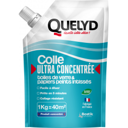 Colle Papier Peint Ultra Concentrée - Toiles de Verre et Papiers Peints Intissés Pâte 