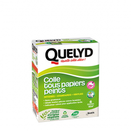 Colle tout papier peint avec indicateur coloré 6 rouleaux en poudre